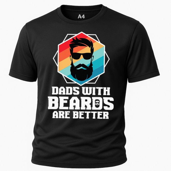 Funny Dads With Beards Are Better Dad Joke Fathers Day Performance Shirt