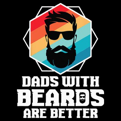Funny Dads With Beards Are Better Dad Joke Fathers Day T-Shirt