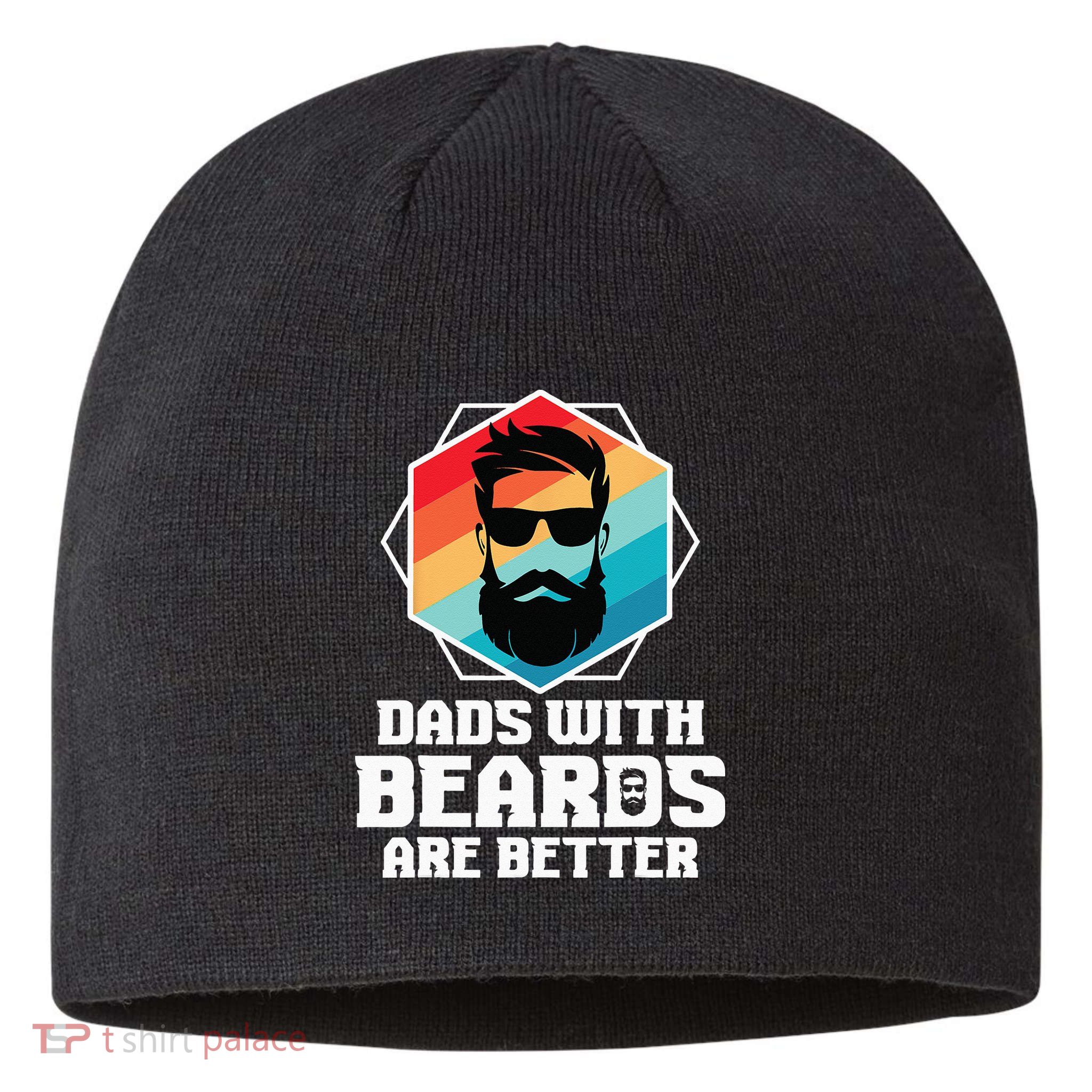 Funny Dads With Beards Are Better Dad Joke Fathers Day Sustainable Beanie
