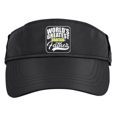 Funny Dad Worlds Greatest Farter Father Gift Adult Drive Performance Visor