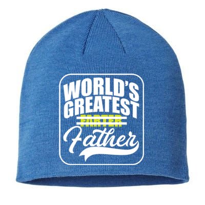 Funny Dad Worlds Greatest Farter Father Gift Sustainable Beanie