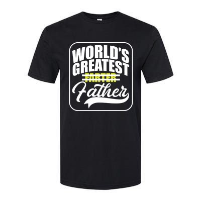 Funny Dad Worlds Greatest Farter Father Gift Softstyle CVC T-Shirt