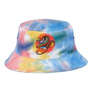 Fire Dragon Warrior Woman Tie Dye Newport Bucket Hat