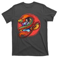 Fire Dragon Warrior Woman T-Shirt