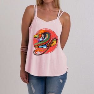 Fire Dragon Warrior Woman Women's Strappy Tank