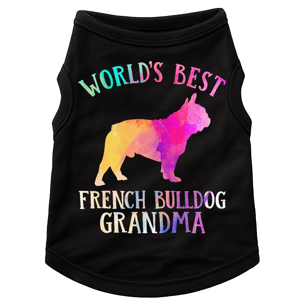 Frenchie Dog World’s Best French Bulldog Grandma Doggie Tank