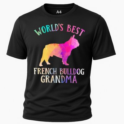 Frenchie Dog World’s Best French Bulldog Grandma Performance Shirt