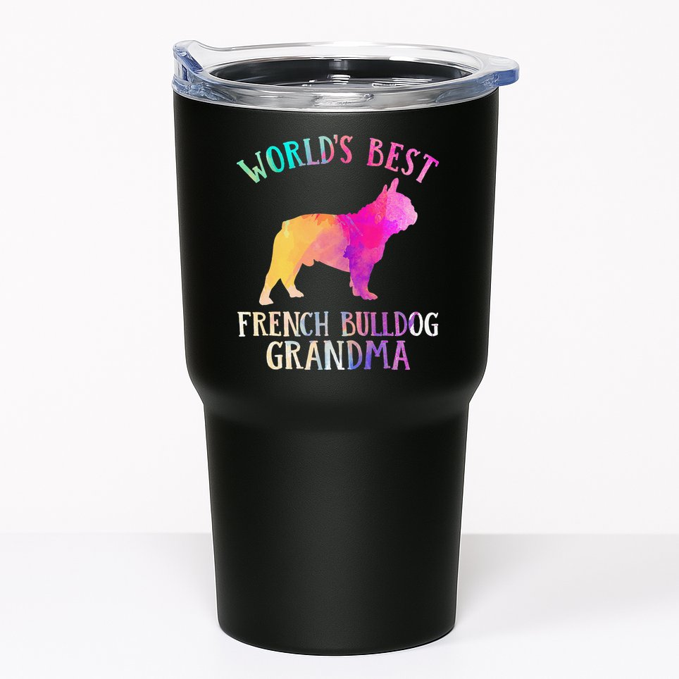 Frenchie Dog World’s Best French Bulldog Grandma Tumbler