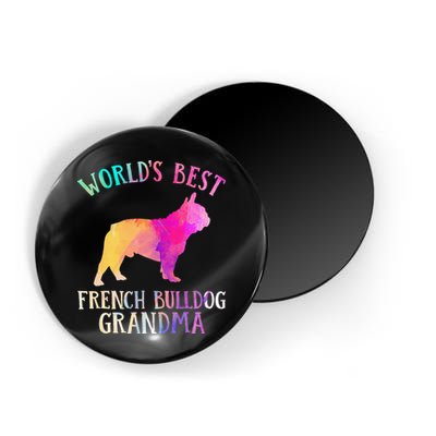 Frenchie Dog World’s Best French Bulldog Grandma Magnet