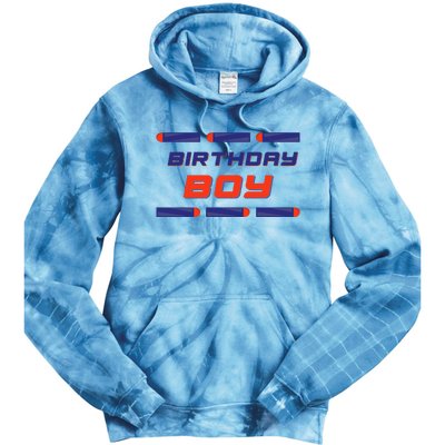 Foam Dart War Birthday Tie Dye Hoodie