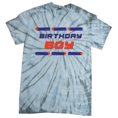 Foam Dart War Birthday Tie-Dye T-Shirt