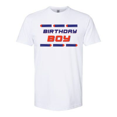 Foam Dart War Birthday Softstyle CVC T-Shirt