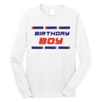 Foam Dart War Birthday Long Sleeve Shirt