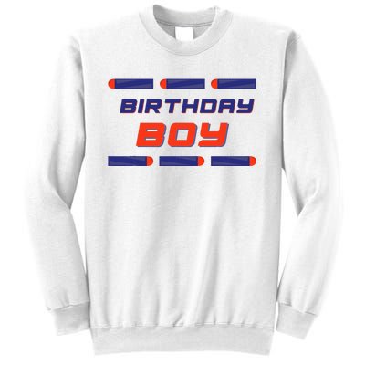 Foam Dart War Birthday Sweatshirt