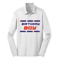 Foam Dart War Birthday Silk Touch Performance Long Sleeve Polo