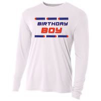 Foam Dart War Birthday Cooling Performance Long Sleeve Crew