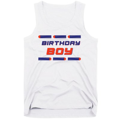 Foam Dart War Birthday Tank Top