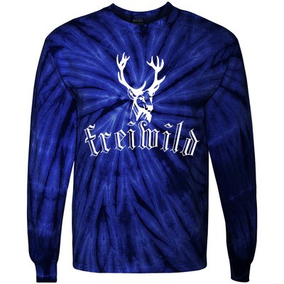 Freiwild Deer Wild Tie-Dye Long Sleeve Shirt