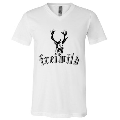 Freiwild Deer Wild V-Neck T-Shirt