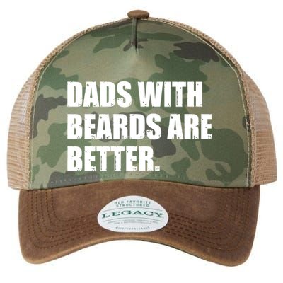 Funny Dads With Beards Are Better Legacy Tie Dye Trucker Hat