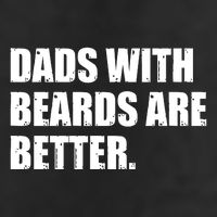 Funny Dads With Beards Are Better Garment-Dyed Fleece Hoodie