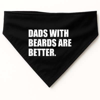 Funny Dads With Beards Are Better USA-Made Doggie Bandana