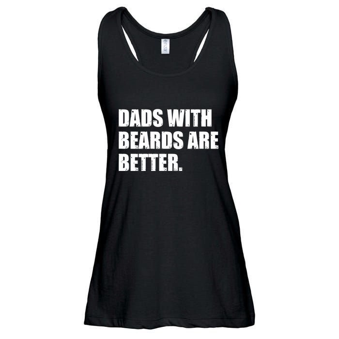 Funny Dads With Beards Are Better Ladies Essential Flowy Tank