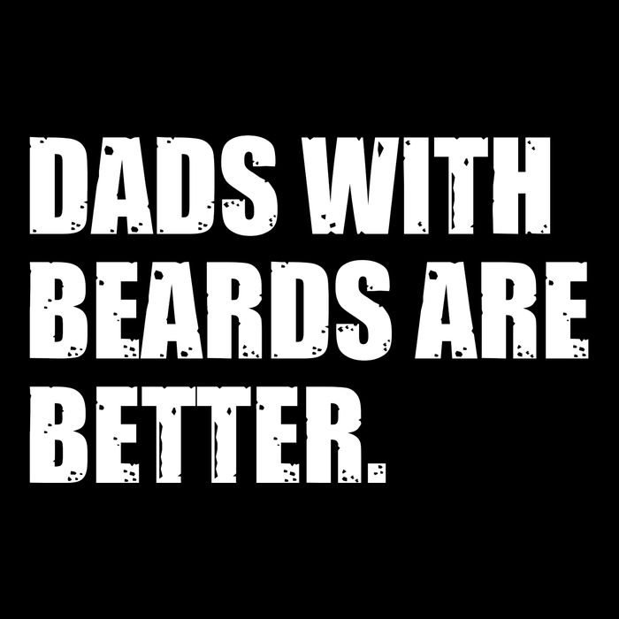 Funny Dads With Beards Are Better Flat Bill Trucker Hat