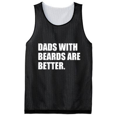 Funny Dads With Beards Are Better Mesh Reversible Basketball Jersey Tank