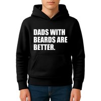 Funny Dads With Beards Are Better Kids Hoodie