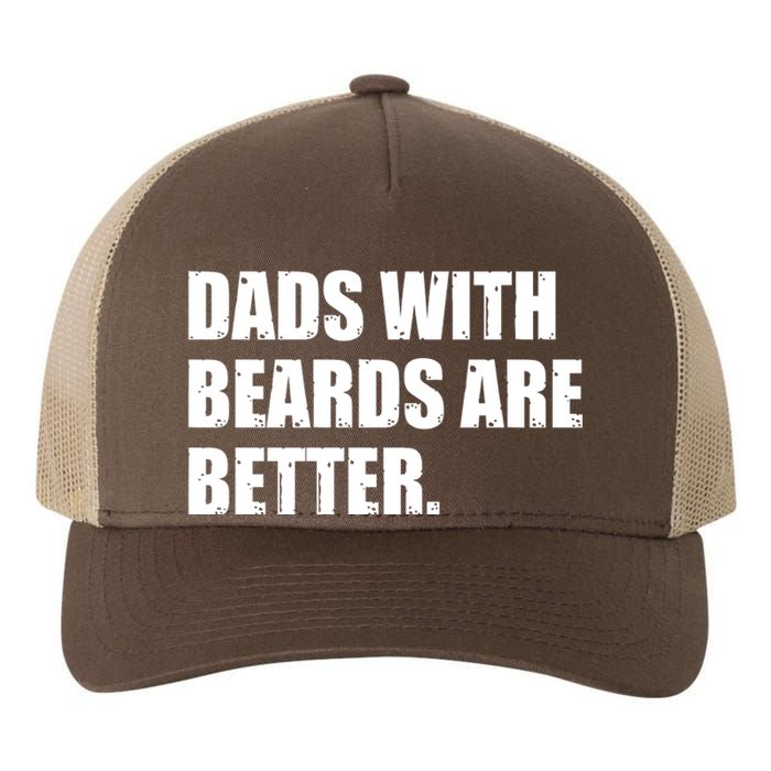 Funny Dads With Beards Are Better Yupoong Adult 5-Panel Trucker Hat