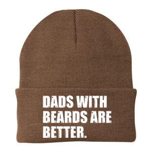 Funny Dads With Beards Are Better Knit Cap Winter Beanie