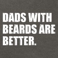 Funny Dads With Beards Are Better Cotton Canvas Backpack