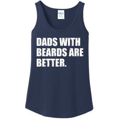 Funny Dads With Beards Are Better Ladies Essential Tank