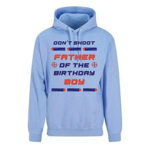 Foam Dart War Birthday Father Of The Birthday Boy Unisex Surf Hoodie