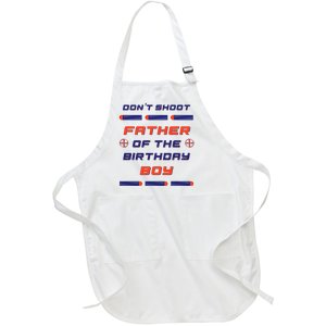 Foam Dart War Birthday Father Of The Birthday Boy Full-Length Apron With Pockets