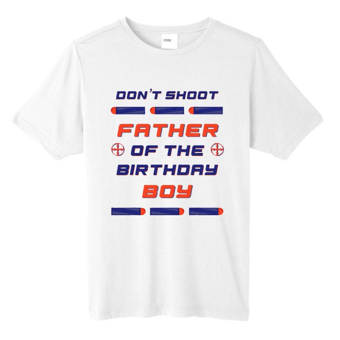 Foam Dart War Birthday Father Of The Birthday Boy Tall Fusion ChromaSoft Performance T-Shirt