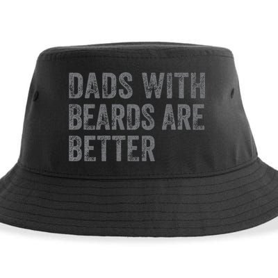 Funny Dads With Beards Are Better Fathers Valentines Day Sustainable Bucket Hat