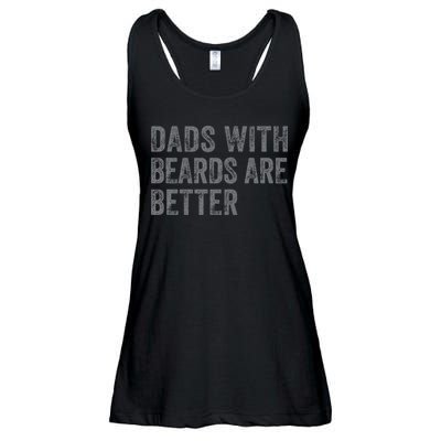 Funny Dads With Beards Are Better Fathers Valentines Day Ladies Essential Flowy Tank