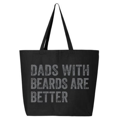 Funny Dads With Beards Are Better Fathers Valentines Day 25L Jumbo Tote