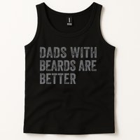 Funny Dads With Beards Are Better Fathers Valentines Day Tank Top