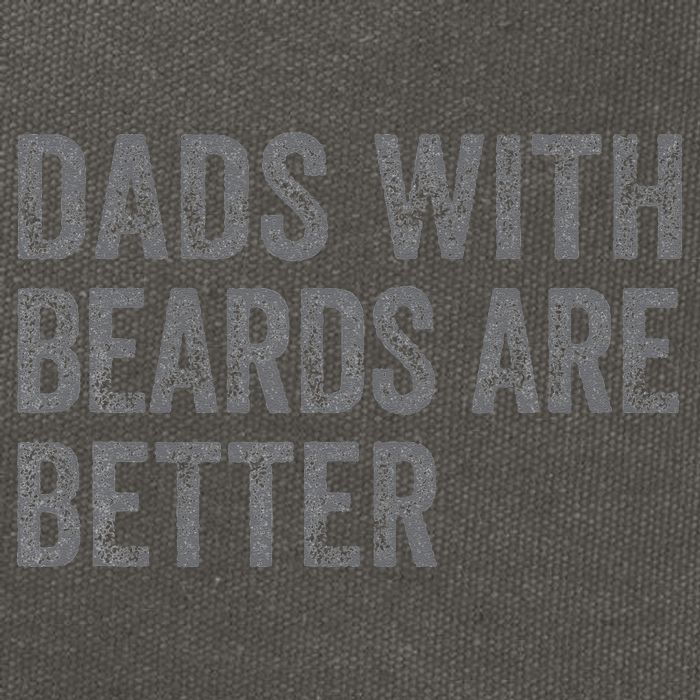Funny Dads With Beards Are Better Fathers Valentines Day Cotton Canvas Backpack