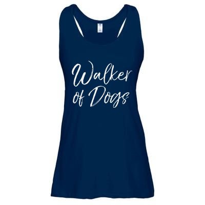 Funny Dog Walking Quote For Dog Lovers Gift Walker Of Dogs Ladies Essential Flowy Tank