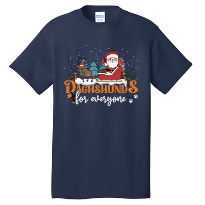 Funny Dachshund Xmas Doxie Winter Dog Dachshund Christmas Tall T-Shirt