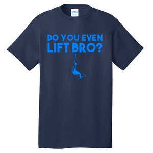 Funny Do You Even Lift Bro Gift | Cute Skiing Lover Boy Tall T-Shirt