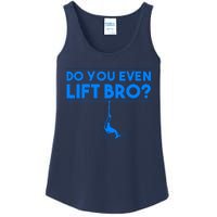 Funny Do You Even Lift Bro Gift | Cute Skiing Lover Boy Ladies Essential Tank