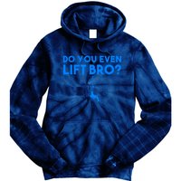 Funny Do You Even Lift Bro Gift | Cute Skiing Lover Boy Tie Dye Hoodie