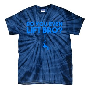 Funny Do You Even Lift Bro Gift | Cute Skiing Lover Boy Tie-Dye T-Shirt