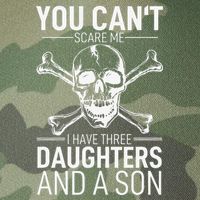 Father Day You Can´t Scare Me I Have 3 Daughters And A Son Legacy Tie Dye Trucker Hat