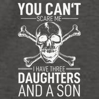Father Day You Can´t Scare Me I Have 3 Daughters And A Son Vector Backpack